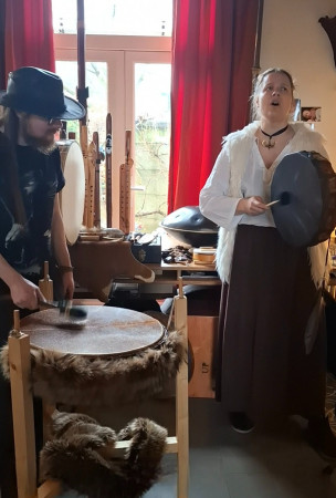 Kjeld samen met Eline